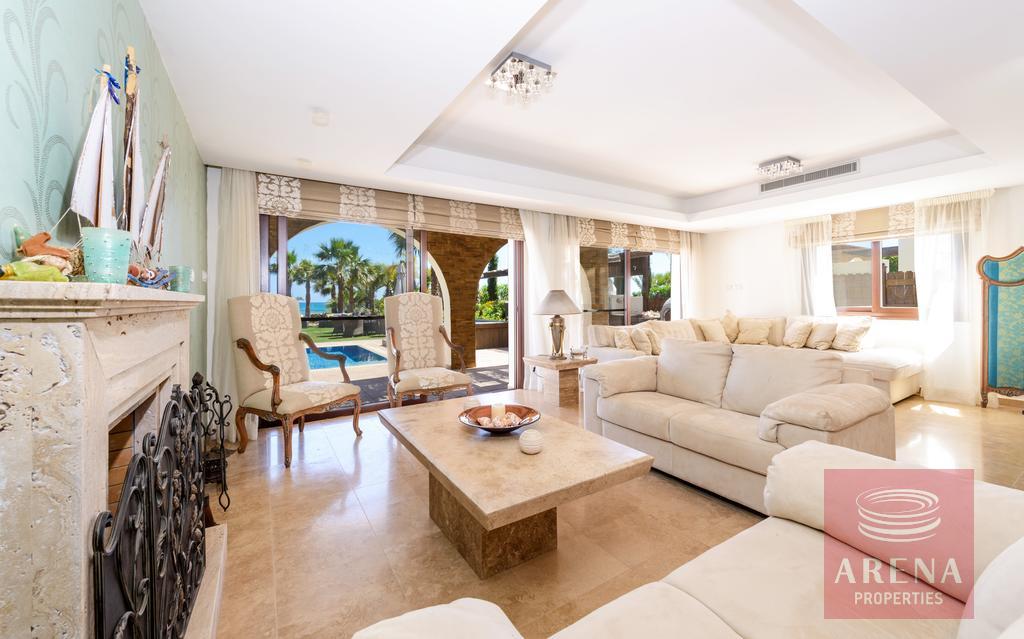 villa in ayia thekla - living room