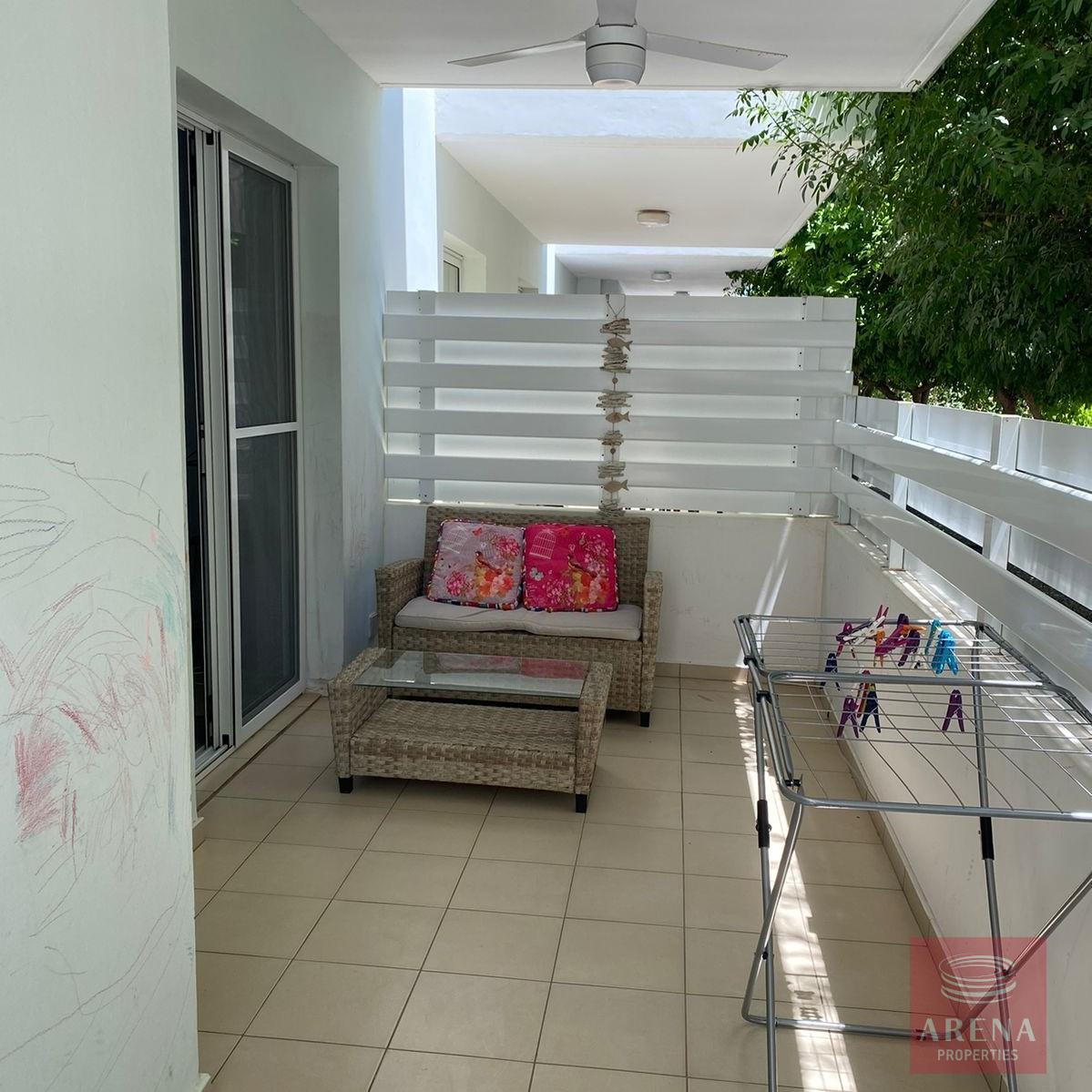 2 bed apartment for rent in Kapparis - veranda