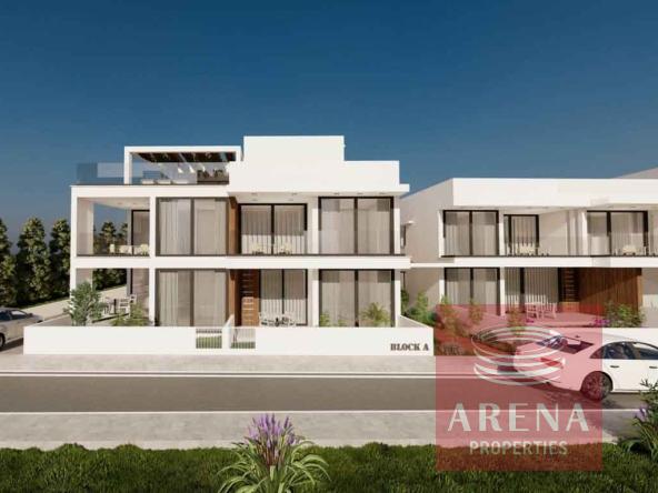 new 1 bed apartments in Livadia for sale