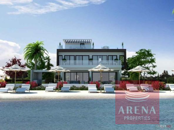 4 bed beachfront villa